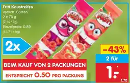Netto Marken-Discount Fritt kaustreifen Angebot