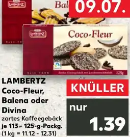 Kaufland Lambertz Coco-Fleur, Balena oder Divina Angebot