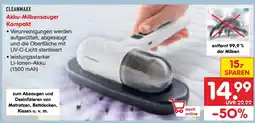 Netto Marken-Discount Cleanmaxx akku-milbensauger kompakt Angebot