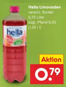 Netto Marken-Discount Hella limonaden Angebot