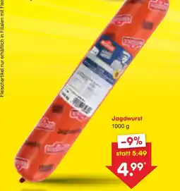 Netto Marken-Discount Jagdwurst Angebot