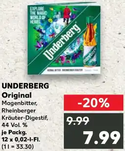 Kaufland Underberg Original Angebot