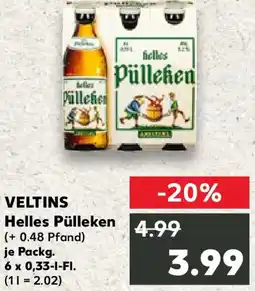 Kaufland Veltins Helles Pülleken Angebot