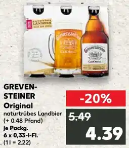 Kaufland Grevensteiner Original Angebot