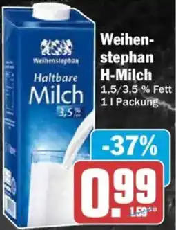 AEZ Weihenstephan Haltbare Milch Angebot