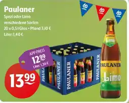 Getränke Hoffmann Paulaner Spezi oder Limo Angebot