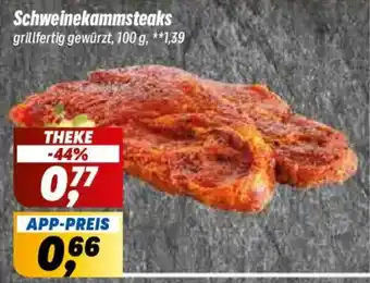 Simmel Schweinekammsteaks grillfertig gewürzt Angebot