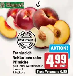 AEZ Bayerd Frankreich Nektarinen oder Pfirsiche Angebot