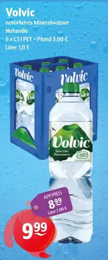 Getränke Hoffmann Volvic natürliches Mineralwasser Naturelle Angebot