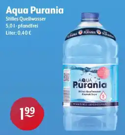 Getränke Hoffmann Aqua Purania Stilles Quellwasser Angebot