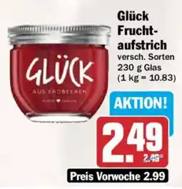 AEZ Glück Fruchtaufstrich Angebot