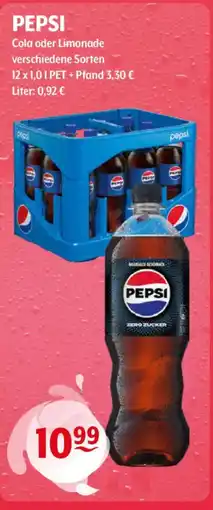 Getränke Hoffmann PEPSI Cola oder Limonade Angebot