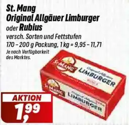 Simmel St. Mang Original Allgäuer Limburger Angebot