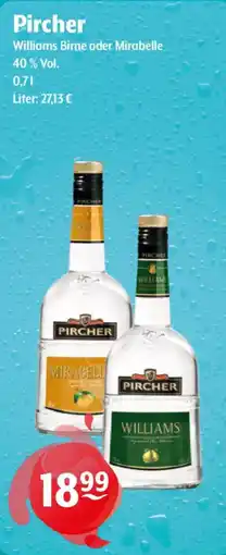 Getränke Hoffmann Pircher Williams Birne oder Mirabelle Angebot
