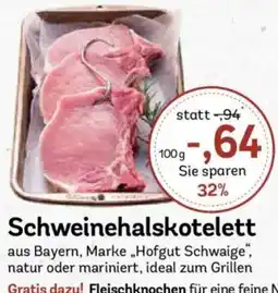 AEZ Schweinehalskotelett Hofgut Schwaige Angebot
