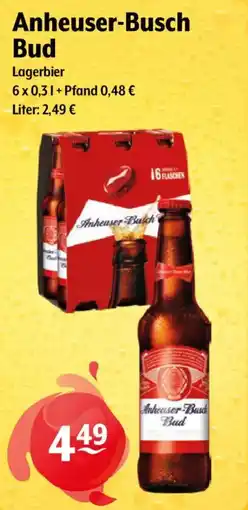 Getränke Hoffmann Anheuser-Busch Bud Angebot