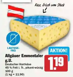 AEZ Allgäuer Emmentaler Angebot