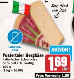 AEZ Pustertaler Bergkäse Angebot