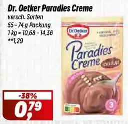 Simmel Dr. Oetker Paradies Creme Angebot