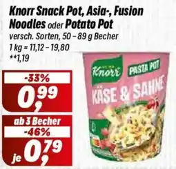 Simmel Knorr Pasta Pot Käse & Sahne Angebot