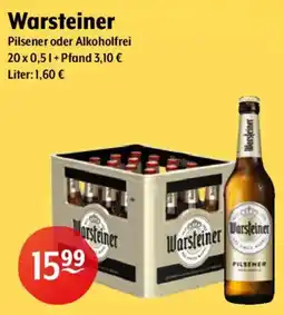 Getränke Hoffmann Warsteiner Pilsener oder Alkoholfrei Angebot
