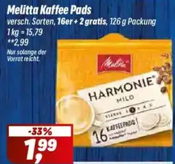 Simmel Melitta Kaffee Pads Angebot