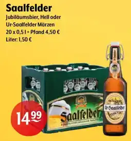 Getränke Hoffmann Saalfelder Jubiläumsbier Angebot
