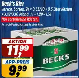 Simmel Beck's Bier Angebot