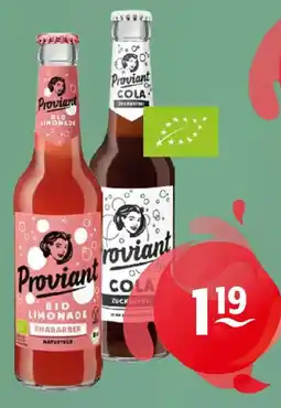 Getränke Hoffmann Proviant BIO LIMONADE RHABARBER Angebot