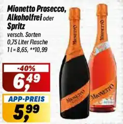 Simmel Mionetto Prosecco Angebot