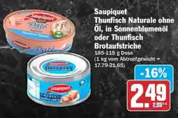 AEZ Saupiquet Thunfisch Naturale ohne Öl Angebot