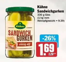 AEZ Kühne Sandwichgurken Angebot