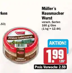 AEZ Müller's Hausmacher Wurst Angebot