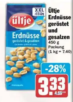 AEZ ültje Erdnüsse geröstet und gesalzen Angebot