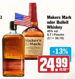 AEZ Makers Mark oder Bulleit Whiskey Angebot