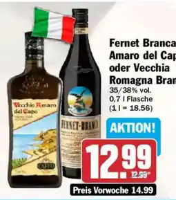 AEZ Fernet Branca oder Vecchia Romagna Branca Angebot