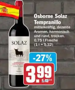 AEZ Osborne Solaz Tempranillo Angebot