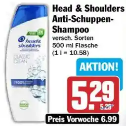 AEZ Head & Shoulders Anti-Schuppen-Shampoo Angebot
