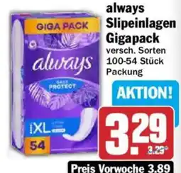 AEZ always Slipeinlagen Angebot