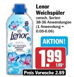 AEZ Lenor Weichspüler Angebot