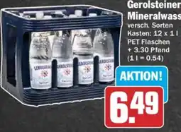AEZ Gerolsteiner Mineralwasser Angebot