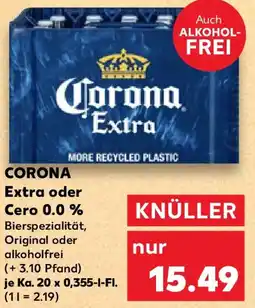 Kaufland Corona Extra oder Cero 0.0 % Angebot