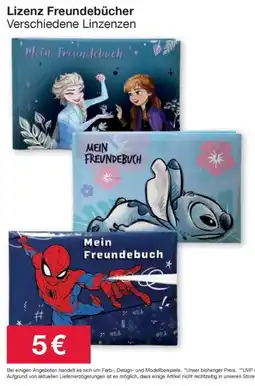 Woolworth Lizenz Freundebücher Angebot