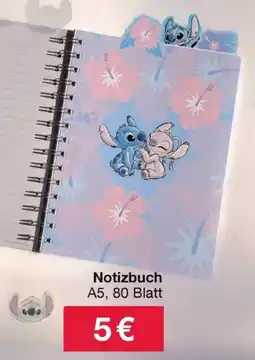 Woolworth Notizbuch A5, 80 Blatt Stitch Angebot