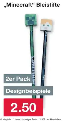 Woolworth „Minecraft“ Bleistifte Angebot