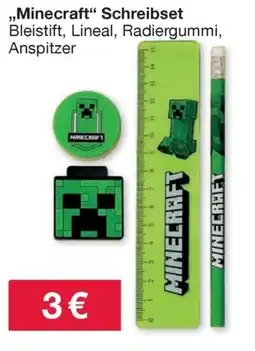 Woolworth „Minecraft“ Schreibset Angebot
