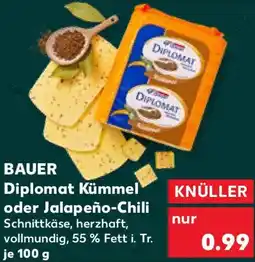 Kaufland Bauer Diplomat Kümmel oder Jalapeño-Chili Angebot