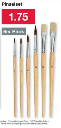 Woolworth Pinselset Angebot
