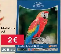 Woolworth STENZER Zeichenblock DIN A3 Angebot