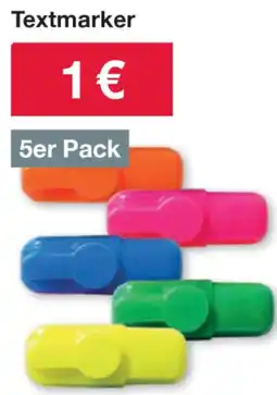 Woolworth Textmarker Angebot